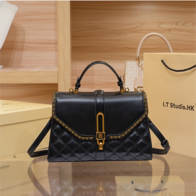 Interior Design High End - Borsa a mano con griglia di
