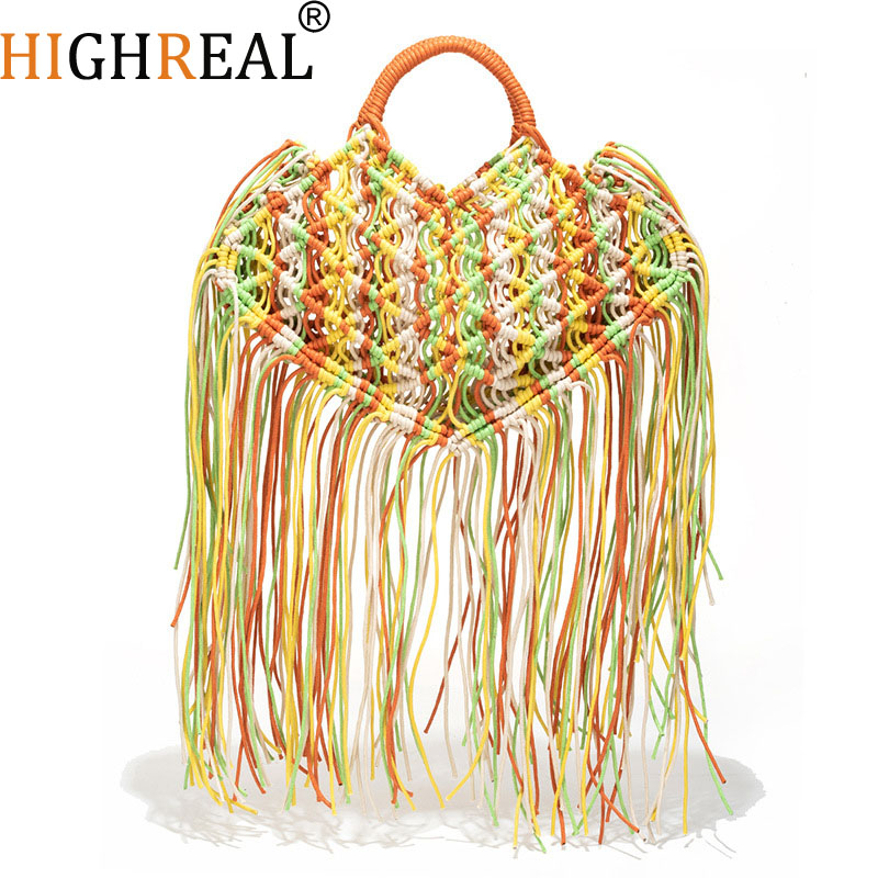 Interior Design Bali - Borsa da donna con nappa in