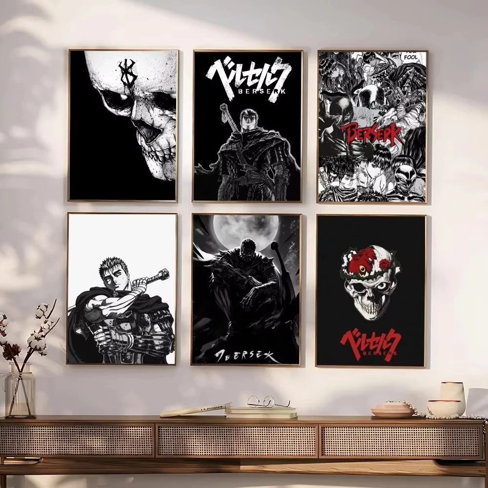 Interior Design Apartment - Poster Anime B-berserk, stampa su carta,