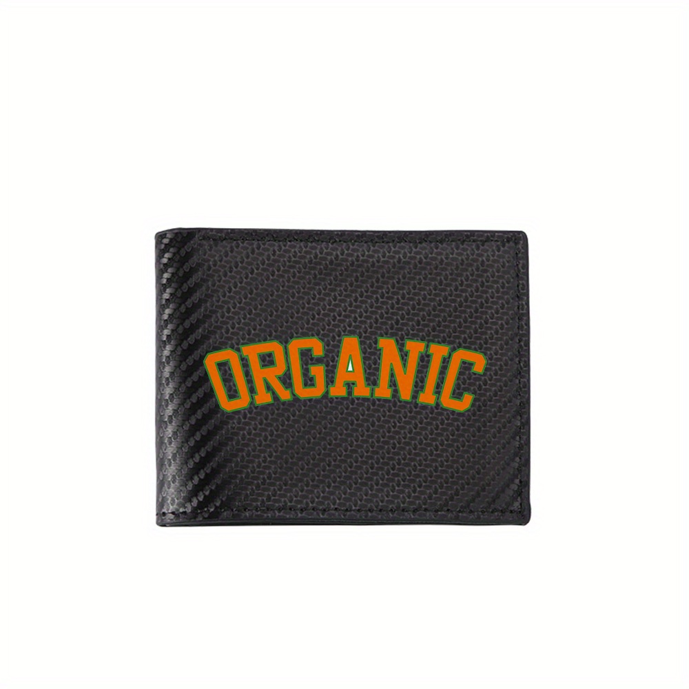 Interior Design Organic Modern - Portafogli da uomo con scritte verdi