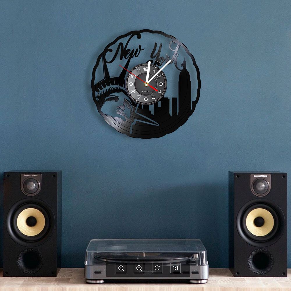 Orologio da Parete in Vinile V - Interior Design York recensione e prezzo
