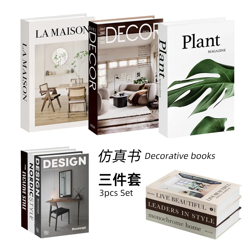 Set di 3 Libri Decorativi di S - Interior Design Book recensione e prezzo