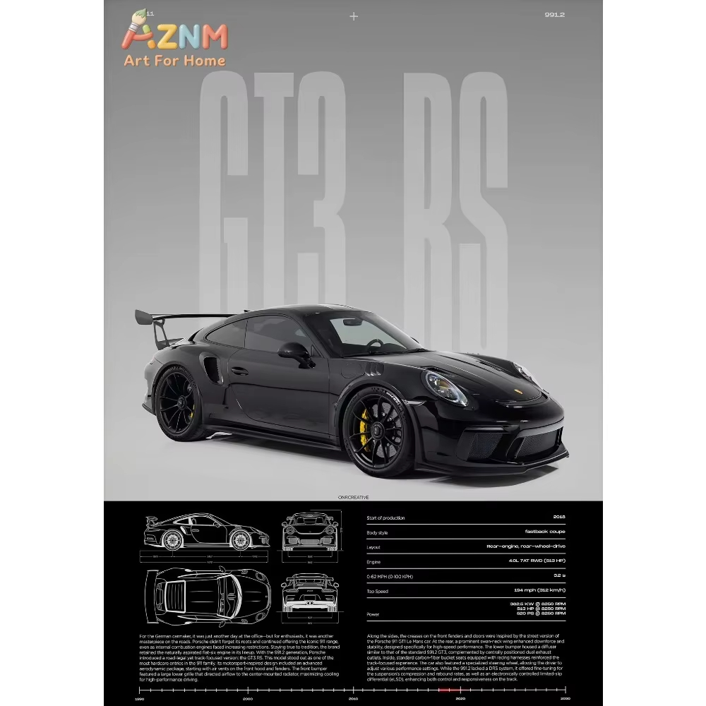 Poster Minimalista di Auto Spo - Interior Design Apartment recensione e prezzo